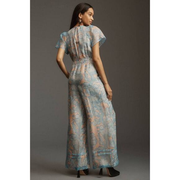 Anthropologie Somerset Jumpsuit Organza size Medium - Picture 1 of 3